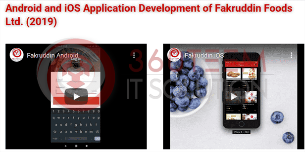Android and iOS Application Development of Fakruddin Biryani (2019)