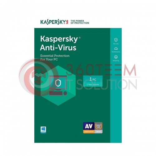 Kaspersky Anti-Virus 1-User 1 year