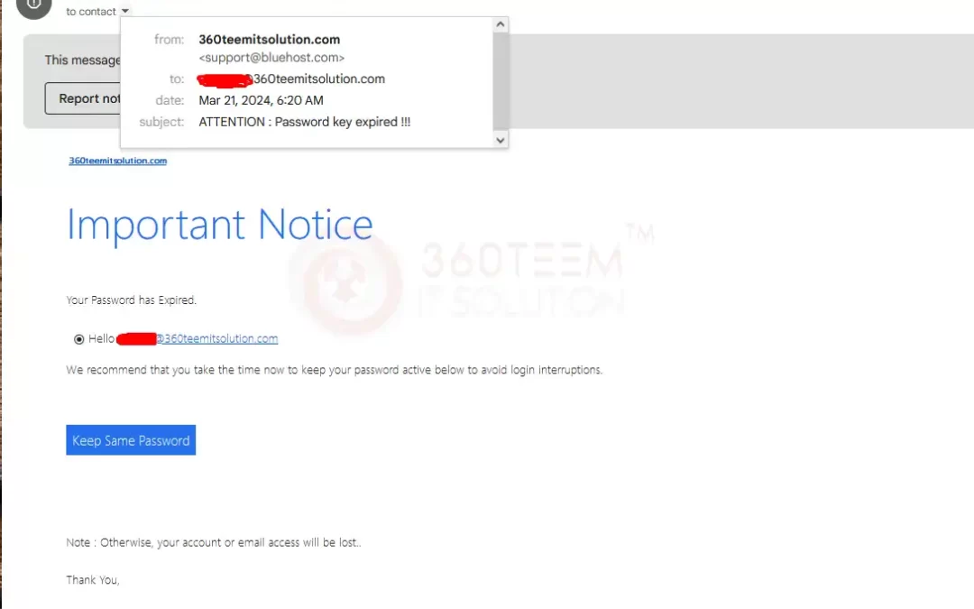Does Bluehost Sending Phishing Links? Bluehost Email Security GAP